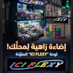 Plaque de Signalisation LED Multicolore Flexy Large V2- لوحة إشهارية ضوئية
