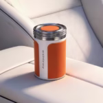 ⁦Cen-drier de Voiture de Luxe avec Doublure en Céramique et Lumière LED - منفضة سج-ائر فاخرة للسيارة ببطانة سيراميك وإضاءة⁩ - الصورة ⁦5⁩