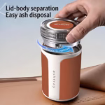 ⁦Cen-drier de Voiture de Luxe avec Doublure en Céramique et Lumière LED - منفضة سج-ائر فاخرة للسيارة ببطانة سيراميك وإضاءة⁩ - الصورة ⁦9⁩