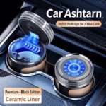 ⁦Cen-drier de Voiture de Luxe avec Doublure en Céramique et Lumière LED - منفضة سج-ائر فاخرة للسيارة ببطانة سيراميك وإضاءة⁩ - الصورة ⁦8⁩
