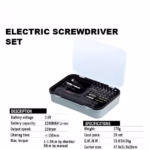 ⁦Tournevis Électrique Sans Fil Biyoti 39 en 1 Batterie Lithium 1200mAh – مفك براغي كهربائي⁩ - الصورة ⁦2⁩