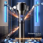 ⁦Lampe Torche Tactique LED 1200 Lumens Portée 450m avec Éclairage Latéral - مصباح يدوي تكتيكي عالي الإضاءة متعدد الاستخدامات⁩ - الصورة ⁦12⁩