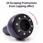 ⁦Appareil de Massage Ventouse Électrique et Scraping 3en1 Aspiration Réglable 9 Niveaux - 1 جهاز الحجامة والتدليك الكهربائي الذكي 3 في⁩ - الصورة ⁦2⁩