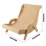 ⁦Chaise Longue en Sisal pour Chat et Animaux de Compagnie – كرسي للقط والحيونات الأليفة⁩ - الصورة ⁦6⁩