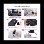 ⁦Amplificateur Audio Voiture DSP 80W×4 Égaliseur EQ Sortie 4 Canaux Son HI-FI - مكبر صوت للسيارة عالي الجودة⁩ - الصورة ⁦2⁩