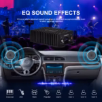 ⁦Amplificateur Audio Voiture DSP 80W×4 Égaliseur EQ Sortie 4 Canaux Son HI-FI - مكبر صوت للسيارة عالي الجودة⁩ - الصورة ⁦7⁩