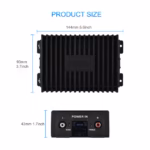 ⁦Amplificateur Audio Voiture DSP 80W×4 Égaliseur EQ Sortie 4 Canaux Son HI-FI - مكبر صوت للسيارة عالي الجودة⁩ - الصورة ⁦8⁩
