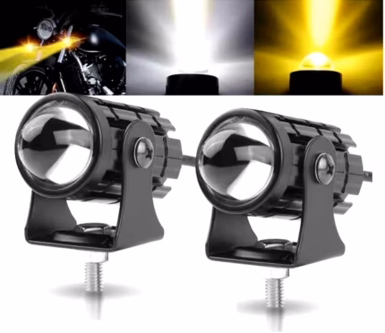 Projecteur LED Ultra Puissant Pour Moto et Véhicule Étanche IP67 DC 12V-80V, 3 Modes d'Éclairage - كشاف إضاءة ليد عالي القوة للمركبات والدراجات النارية