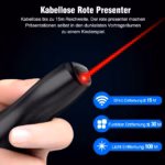 ⁦Télécommande de Présentation Sans Fil Pointeur Laser, Portée 15M - جهاز العرض والمؤشر اللاسلكي للتقديم والاجتماعات⁩ - الصورة ⁦11⁩