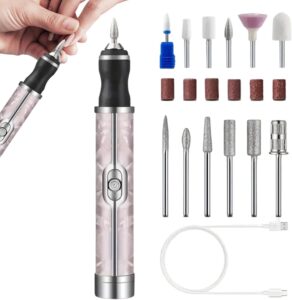Ponceuse à Ongles Électrique Sans Fil Rechargeable Pour Manucure et Pédicure 4 Vitesses, 12 Embouts – مبرد ومقلم الأظافر الكهربائي اللاسلكي القابل للشحن